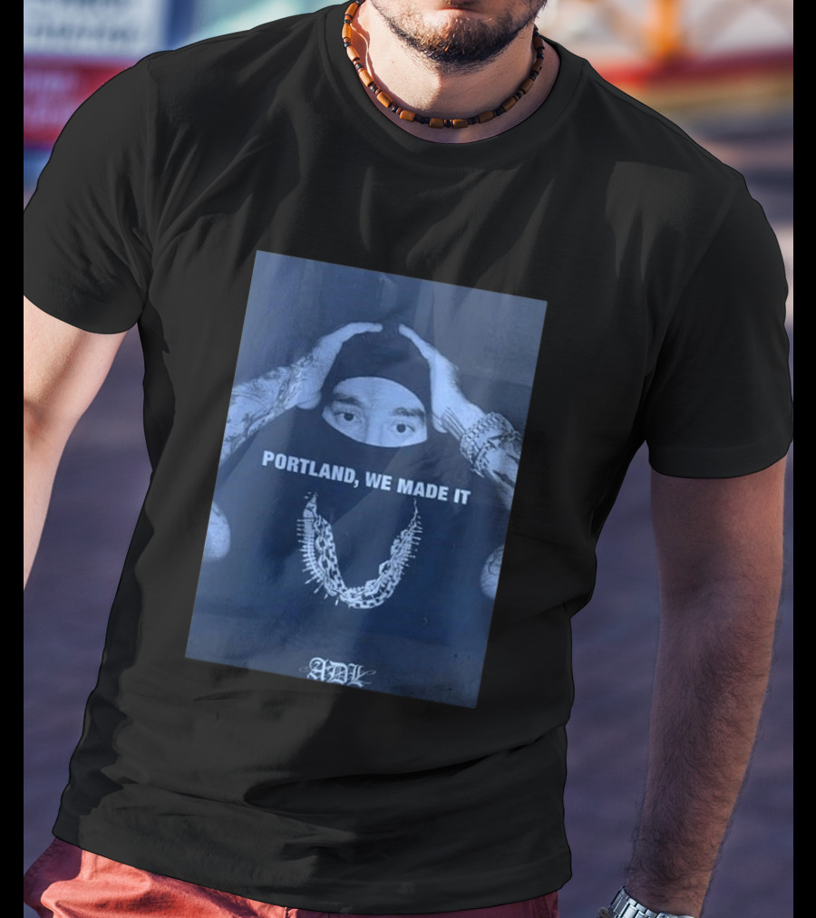 Yeat Portland We Made It ADL Tattoed Chains Masked T-Shirt