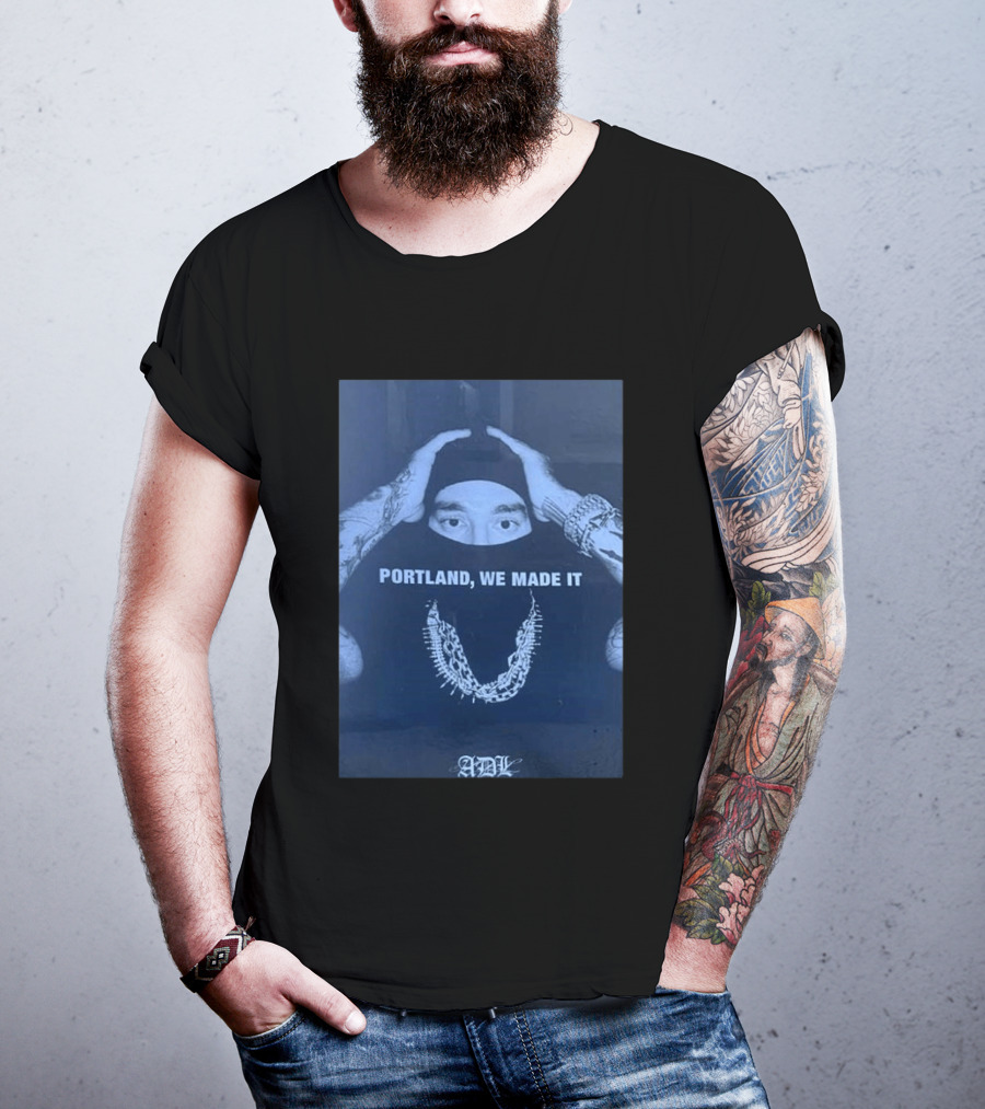 Yeat Portland We Made It ADL Tattoed Chains Masked T-Shirt