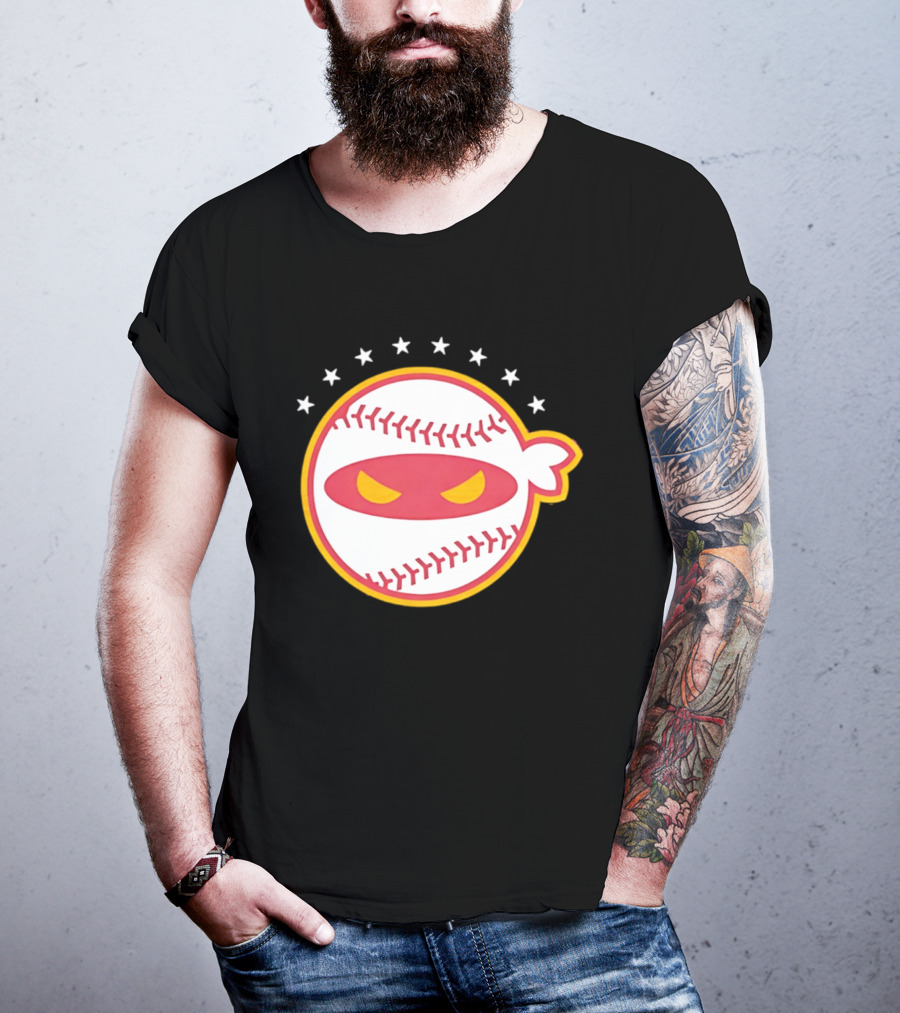 Venezuela Baseball Ninja Stars Pitching Ninja T-Shirt
