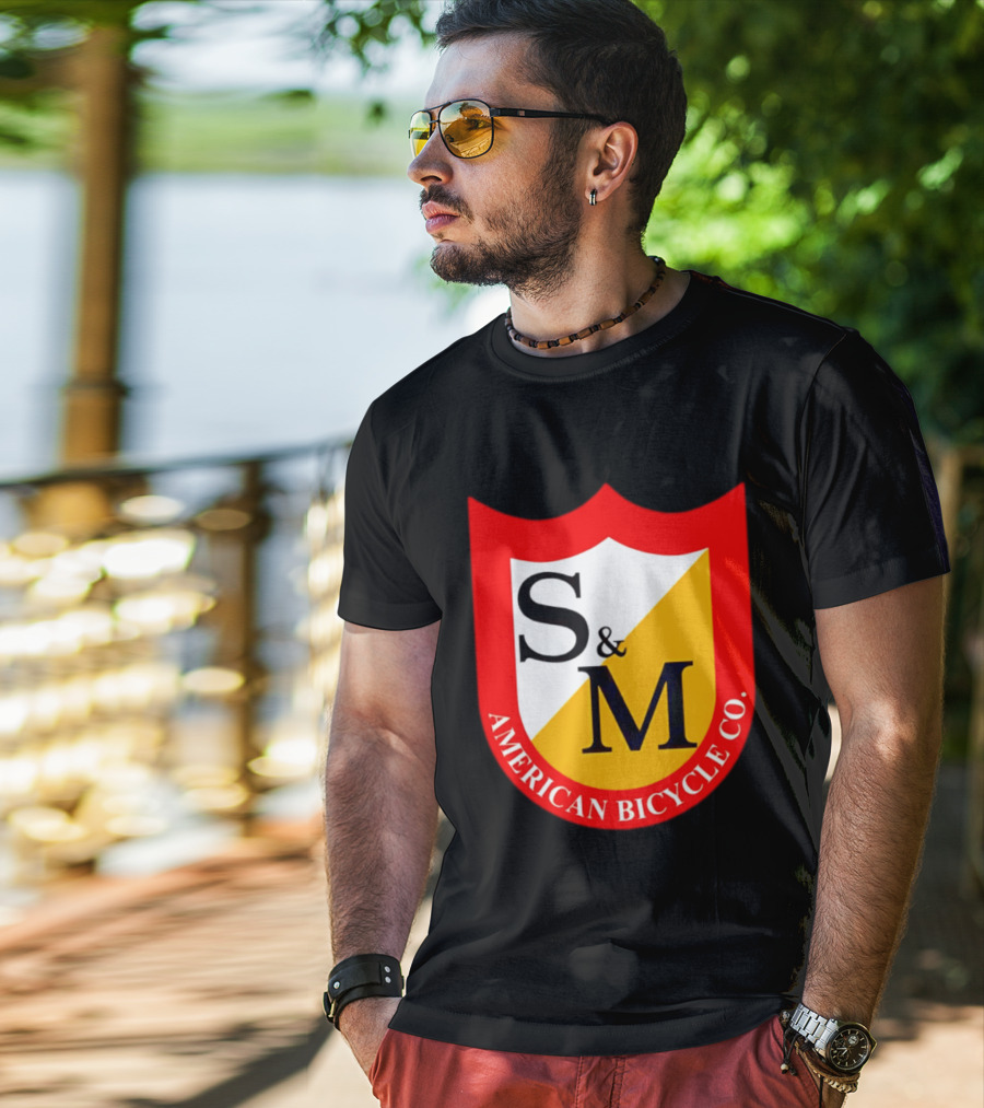 S&M American Bicycle Co Shield T-Shirt