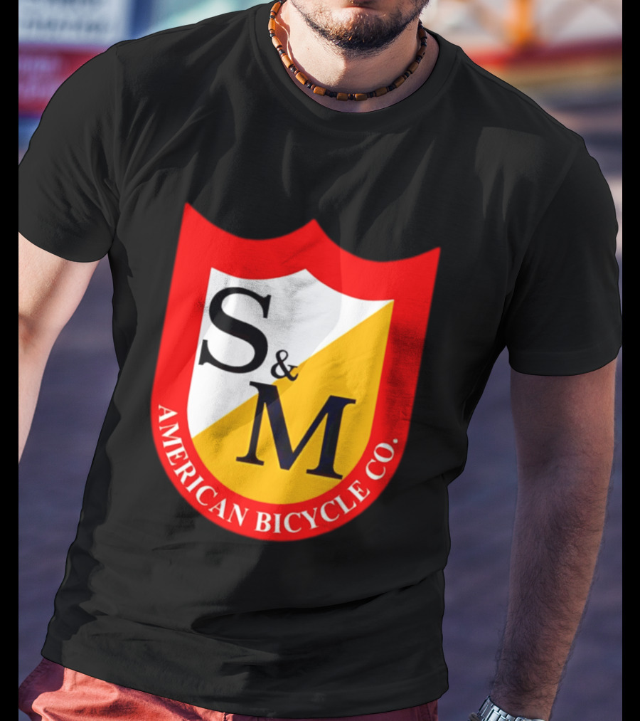 S&M American Bicycle Co Shield T-Shirt