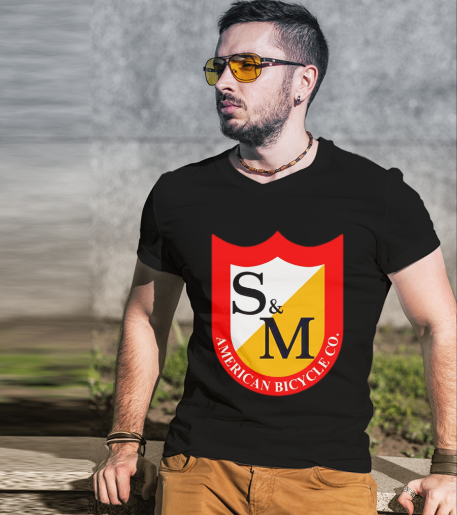 S&M American Bicycle Co Shield T-Shirt