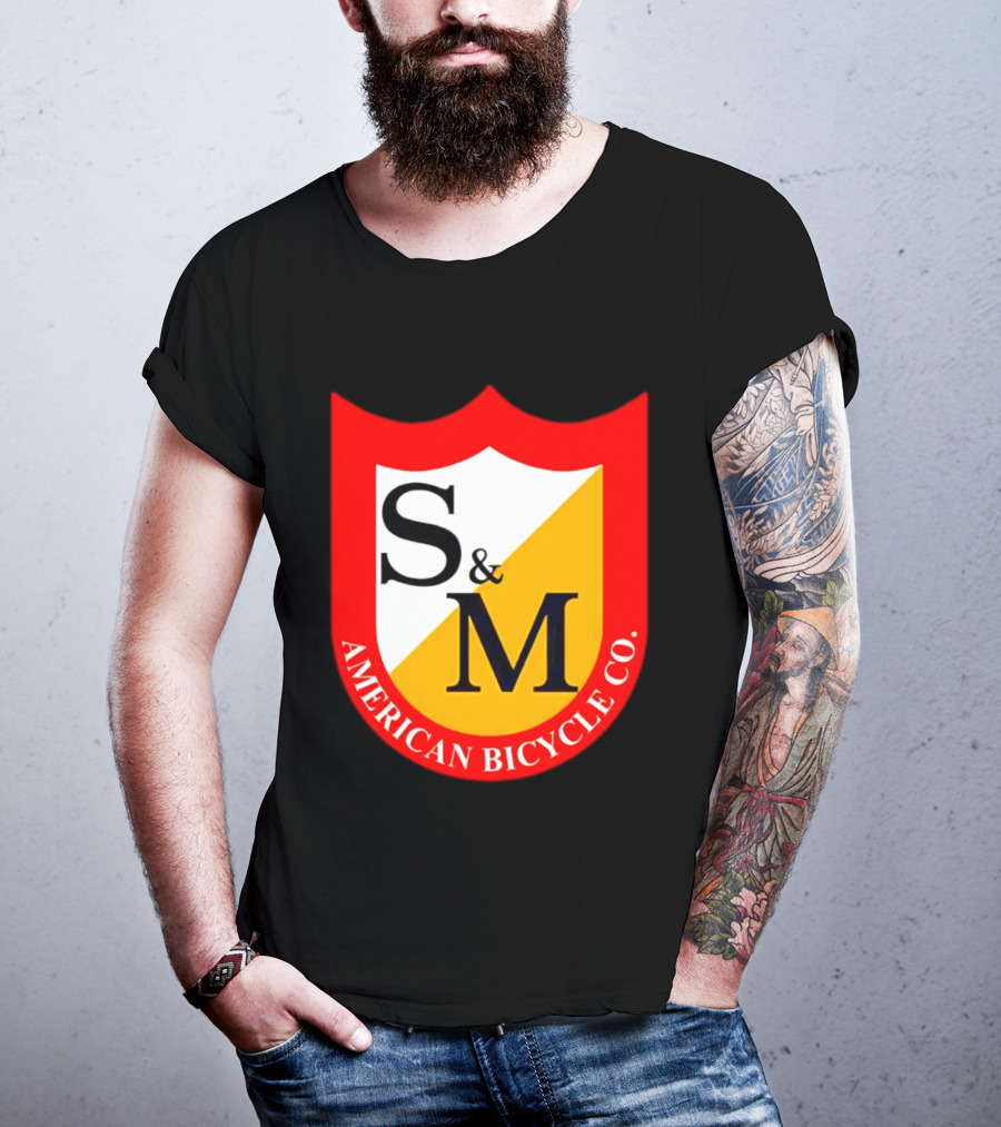 S&M American Bicycle Co Shield T-Shirt