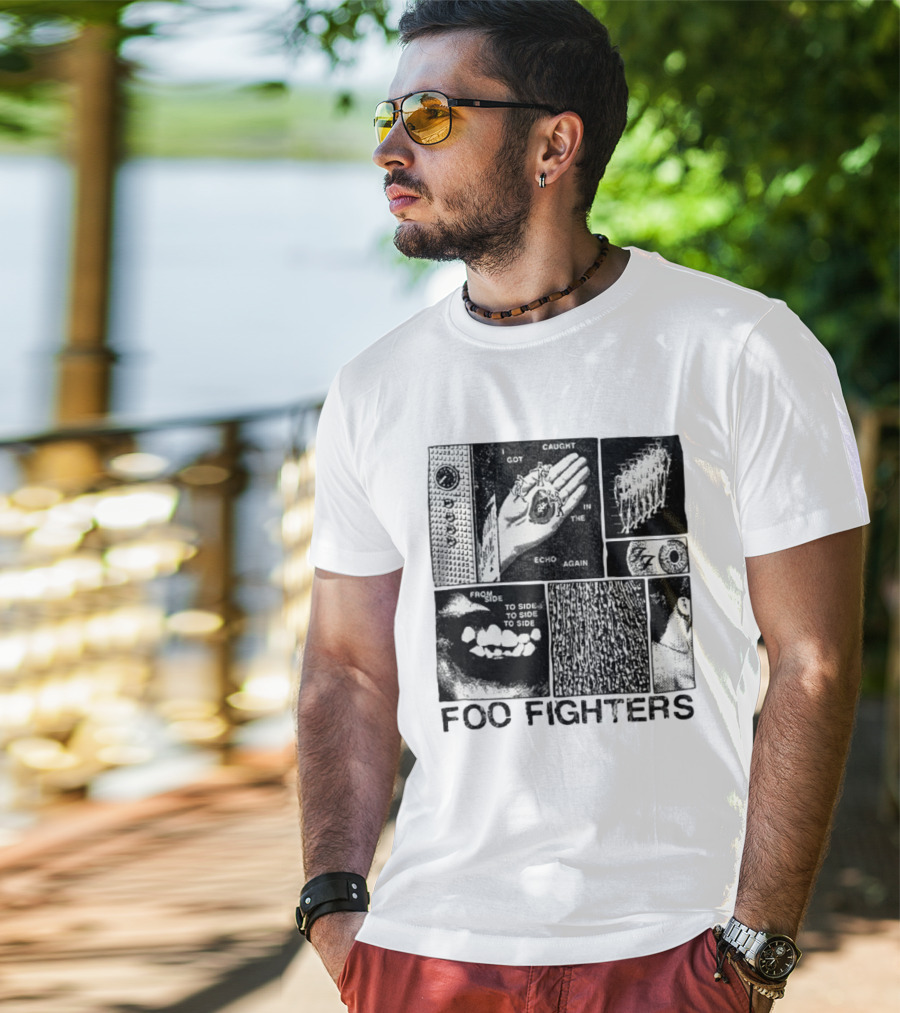 Foo Fighters I Got Caught In The Echo Again From Side To Side T-Shirt