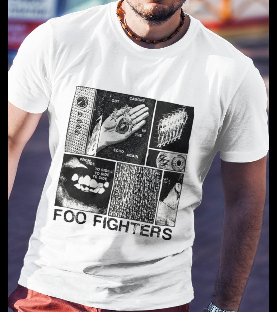 Foo Fighters I Got Caught In The Echo Again From Side To Side T-Shirt
