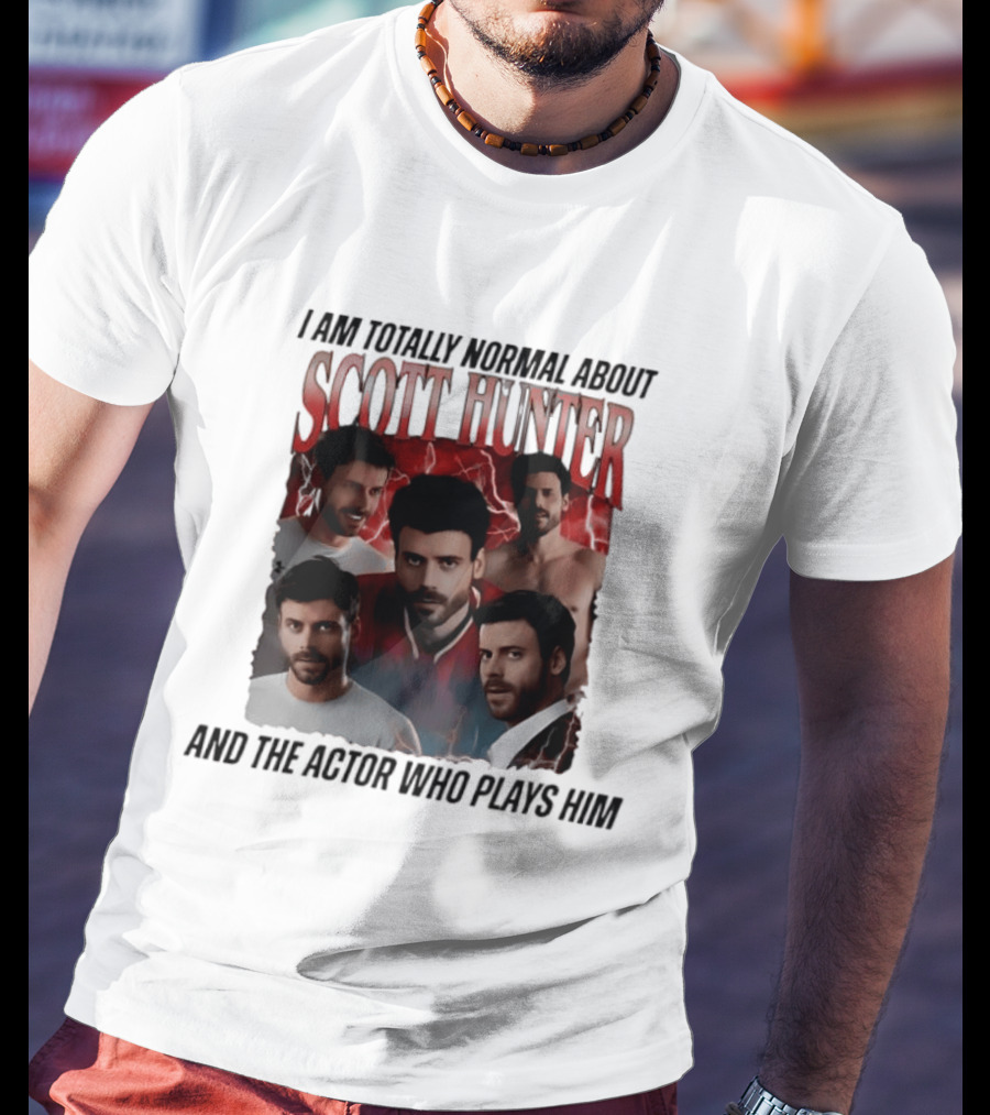 I Am Totally Normal About Scott Hunter And The Actor Who Plays Him Heated Rivalry T-Shirt