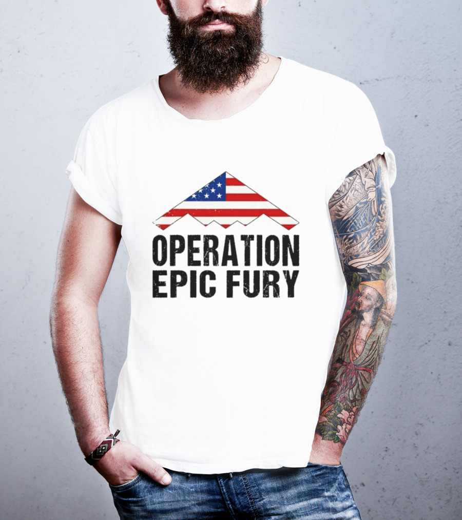 Operation Epic Fury American Flag Patriotic T-Shirt