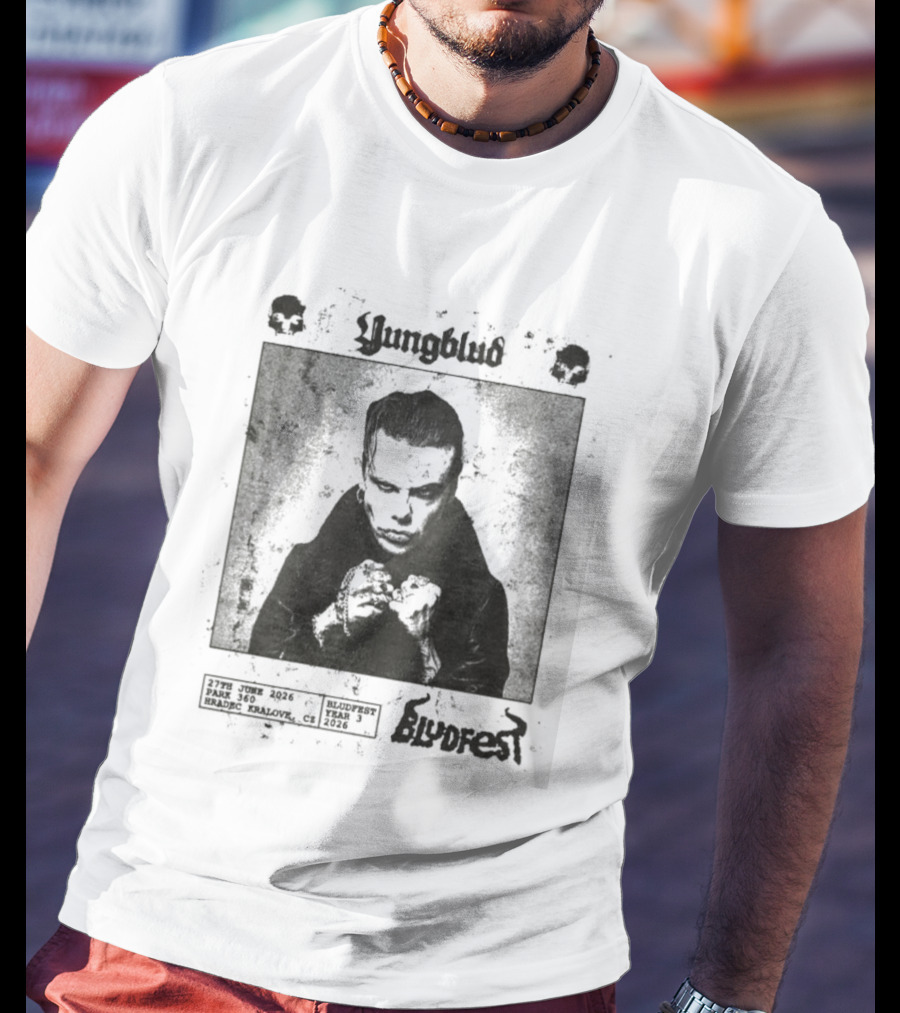 Yungblud Bludfest 2026 June 27th Park 360 Hradec Kralove Czech Republic T-Shirt
