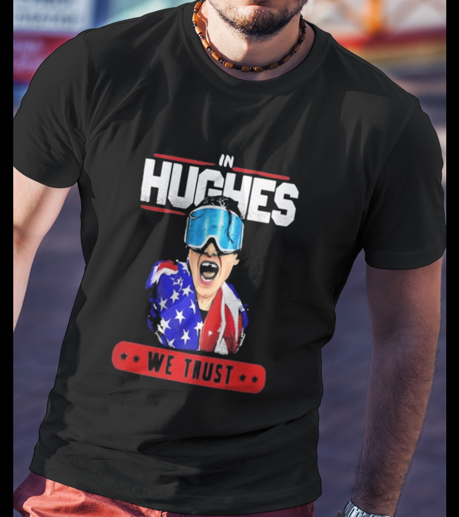 In Hughes We Trust Patriotic Goggles ákafan T-Shirt