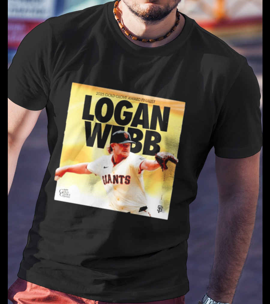 2025 Gold Glove Award Finalist Logan Webb Giants T-Shirt