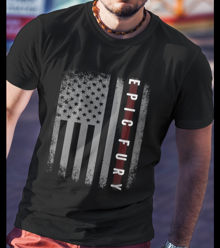 Operation Epic Fury American Flag Patriotic EST 2026 T-Shirt