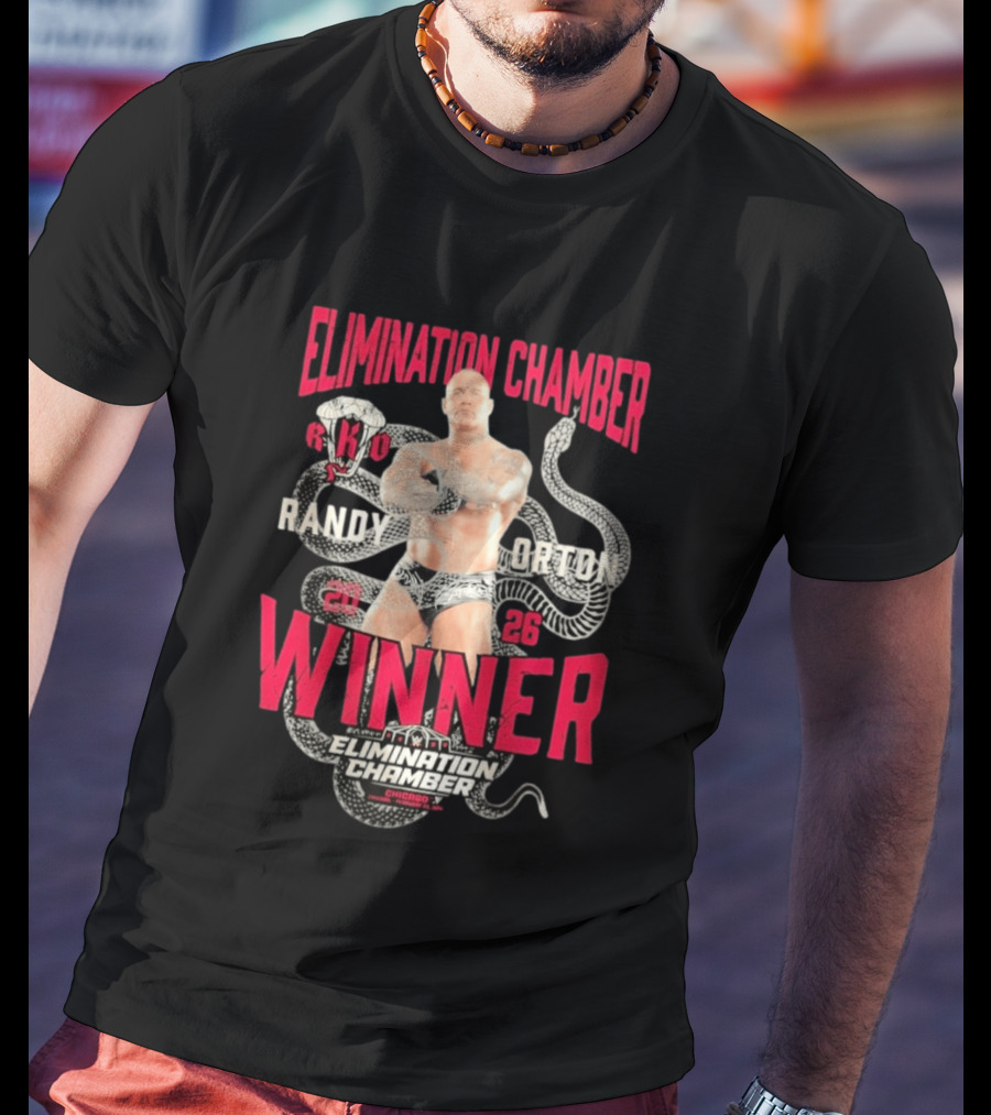 Elimination Chamber 2026 Randy Orton RKO Winner Chicago T-Shirt