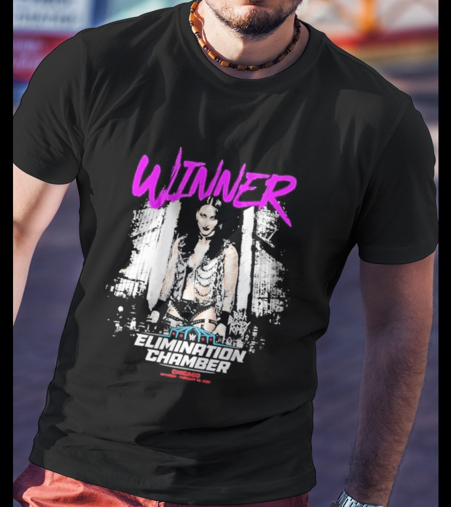 Rhea Ripley Elimination Chamber 2026 Winner Champion T-Shirt
