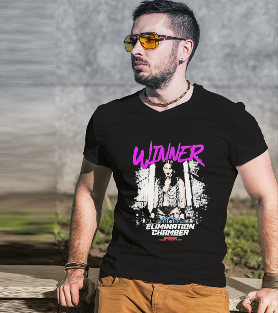 Rhea Ripley Elimination Chamber 2026 Winner Champion T-Shirt