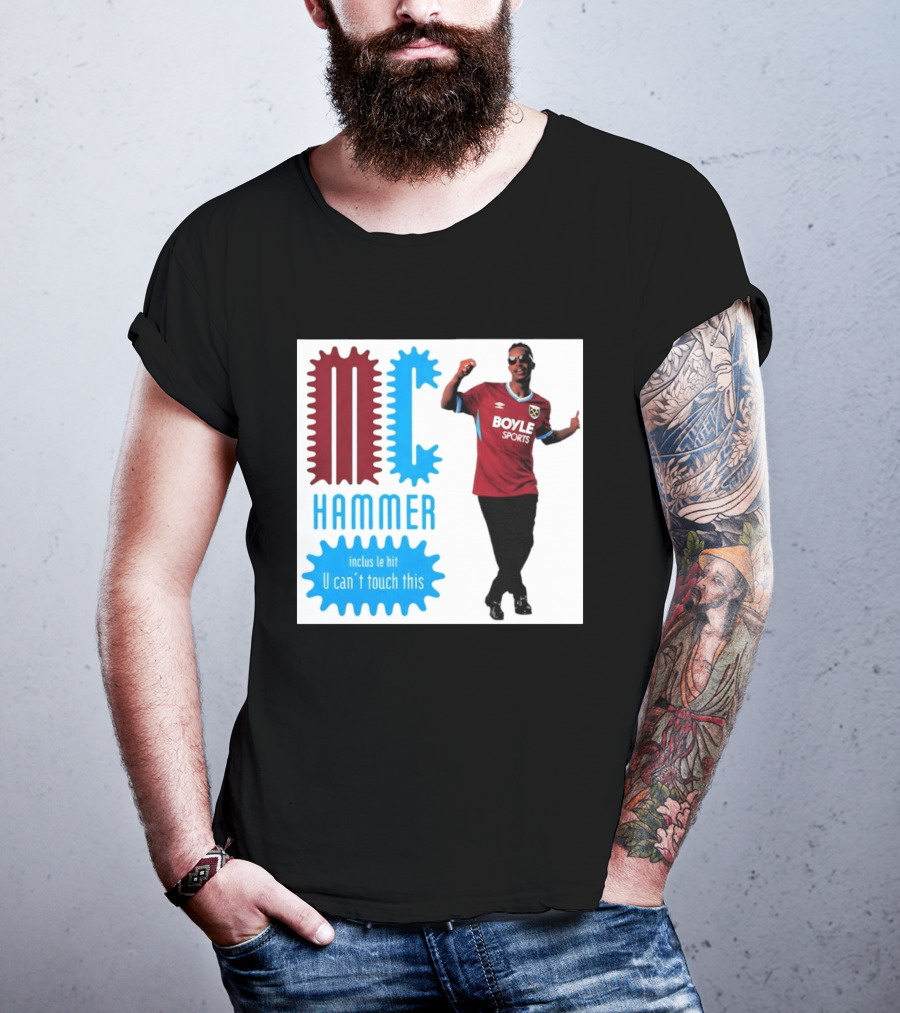 West Ham FC BoyleSports MC Hammer U Can't Touch This T-Shirt