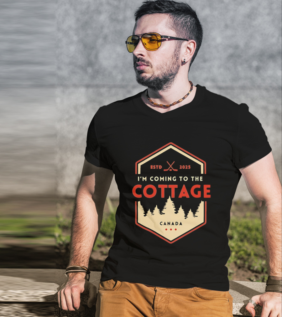 I'm Coming To The Cottage ESTD 2025 Canada Hockey T-Shirt