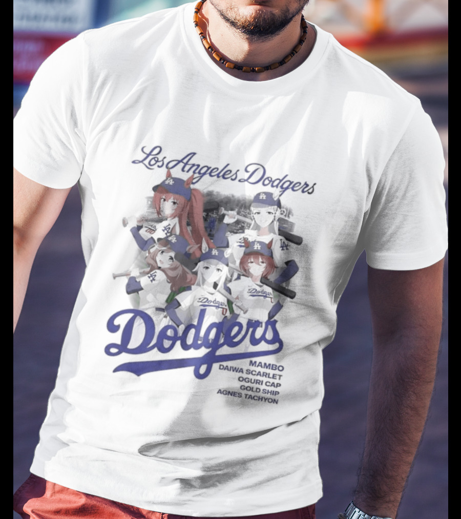 Los Angeles Dodgers Uma Musume Collaboration T-Shirt