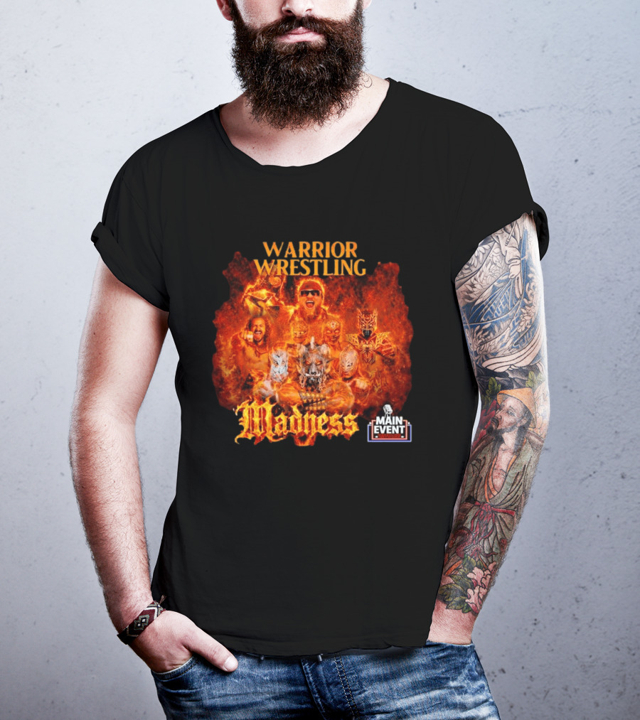 Warrior Wrestling Madness Main Event Network T-Shirt