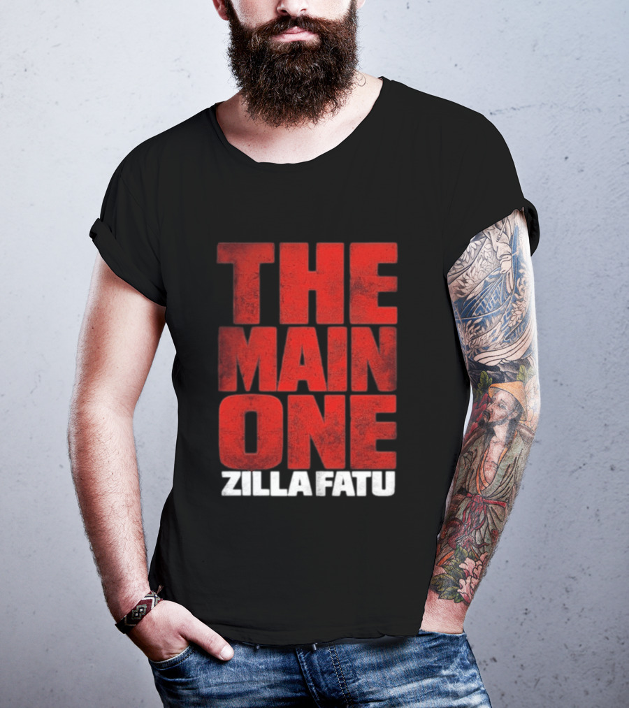 Zilla Fatu The Main One Bold Red T-Shirt