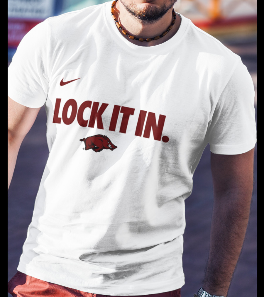 Nike Arkansas Razorbacks 2026 Lock It In WCC T-Shirt