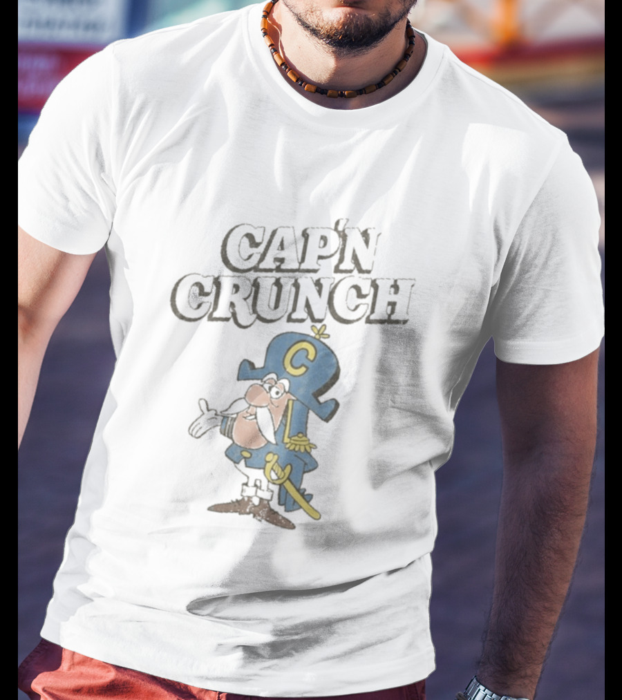 Cap'n Crunch Cereal Cartoon Vintage Captain T-Shirt