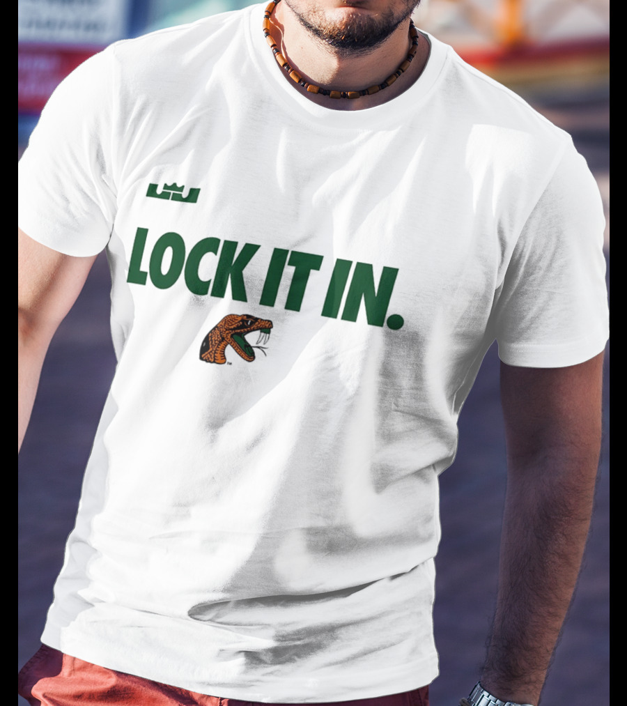 Florida A&M Rattlers Lock It In Nike WCC 2026 T-Shirt