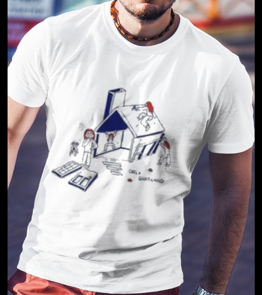 Orla Gartland A Work In Progress House Art Playful Red Haired Characters T-Shirt