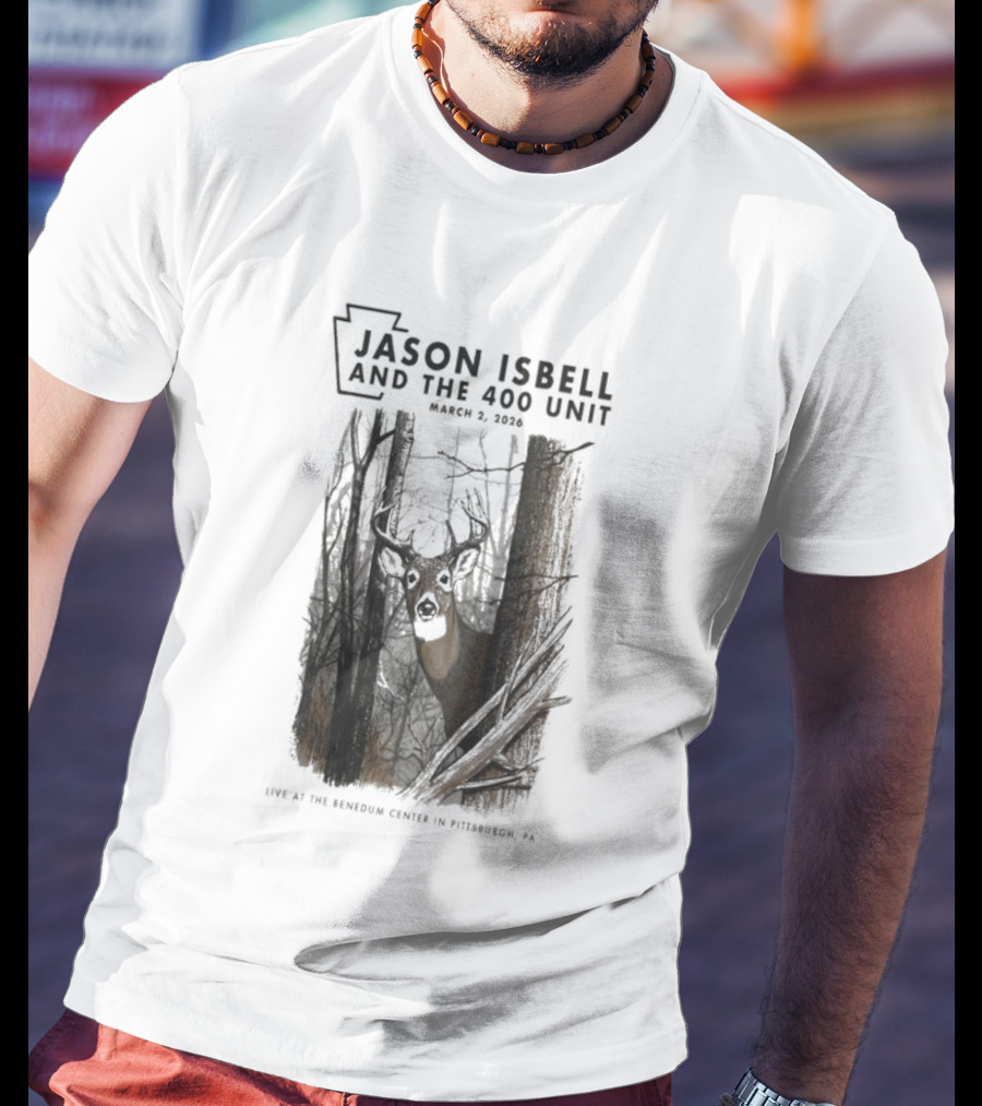 Jason Isbell And The 400 Unit Deer Forest Concert Pittsburgh 2026 T-Shirt