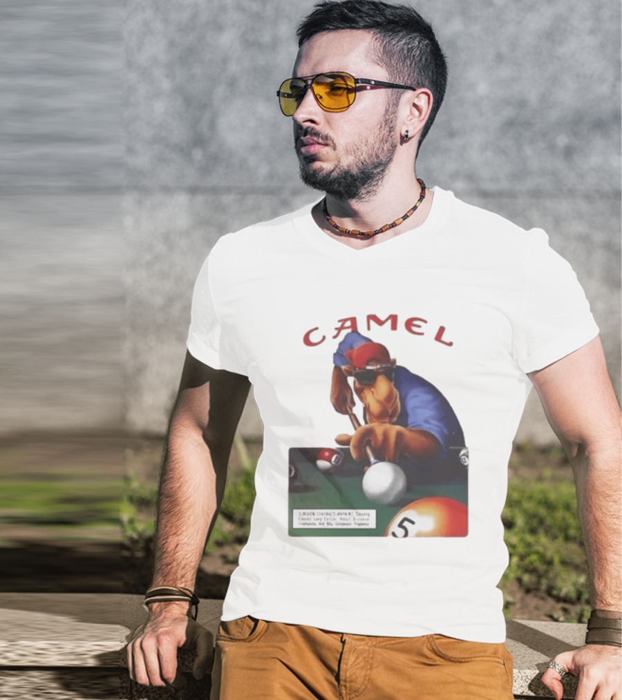 Camel 75th Birthday Joe Pool Player T-Shirt