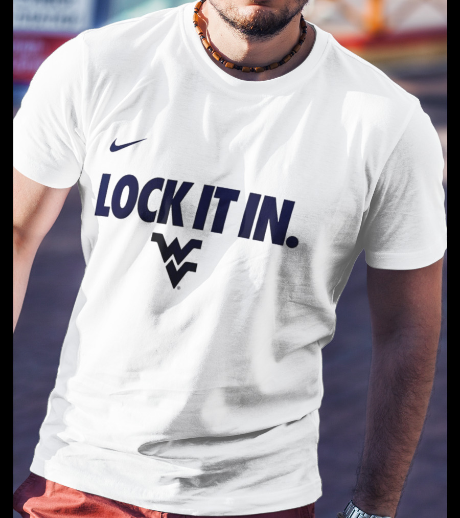 West Virginia Mountaineers Lock It In Nike 2026 WCC Collection T-Shirt
