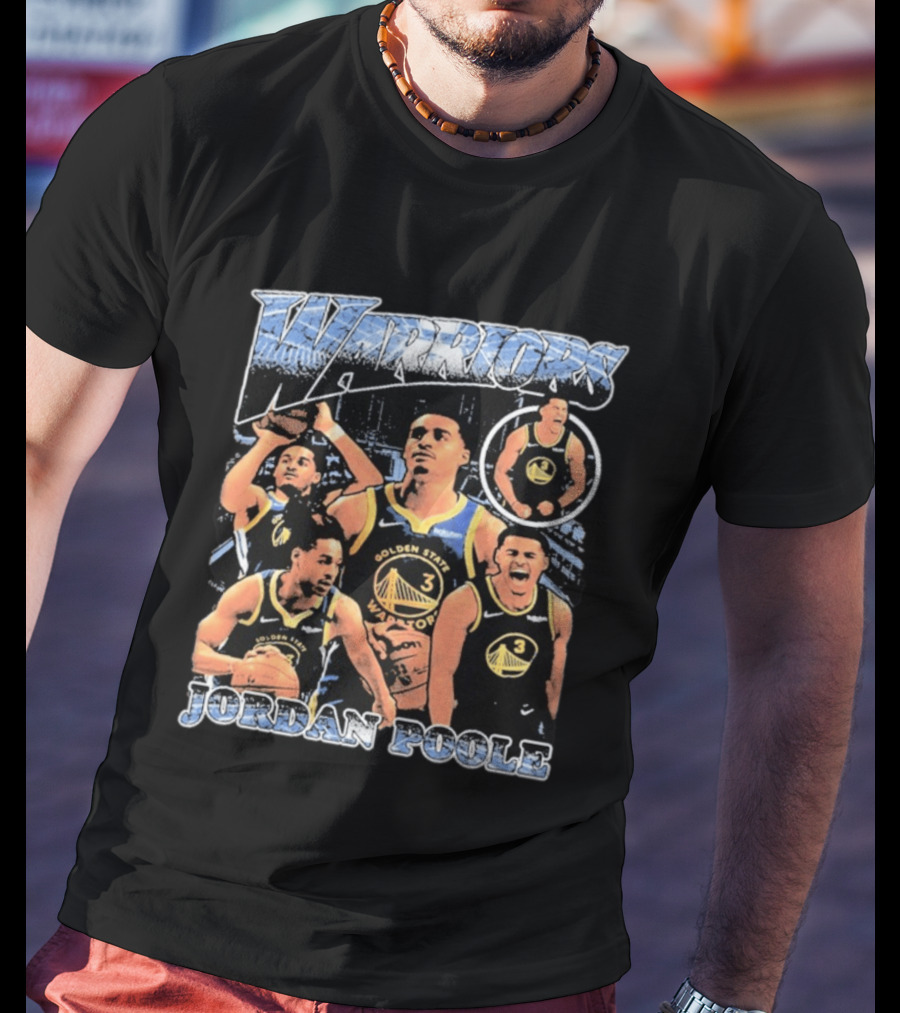 Warriors Golden State Jordan Poole NBA Basketball Player T-Shirt