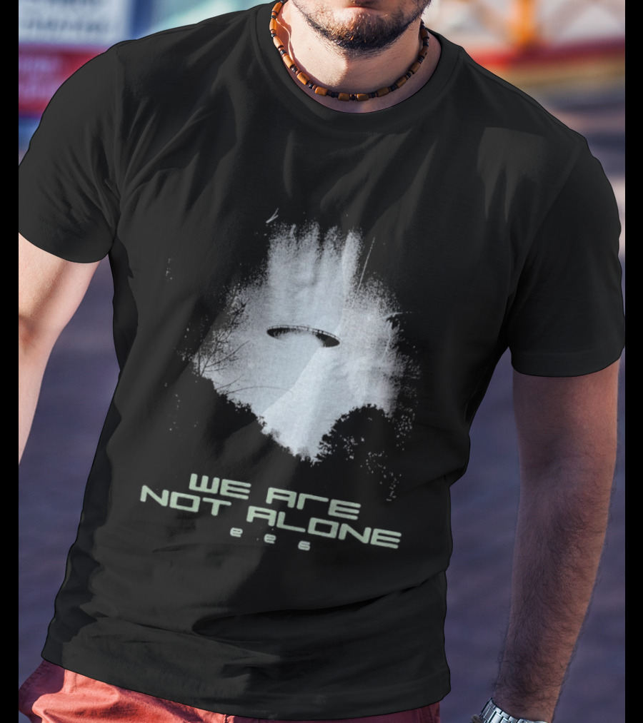 We Are Not Alone Alien Knit 1886 T-Shirt