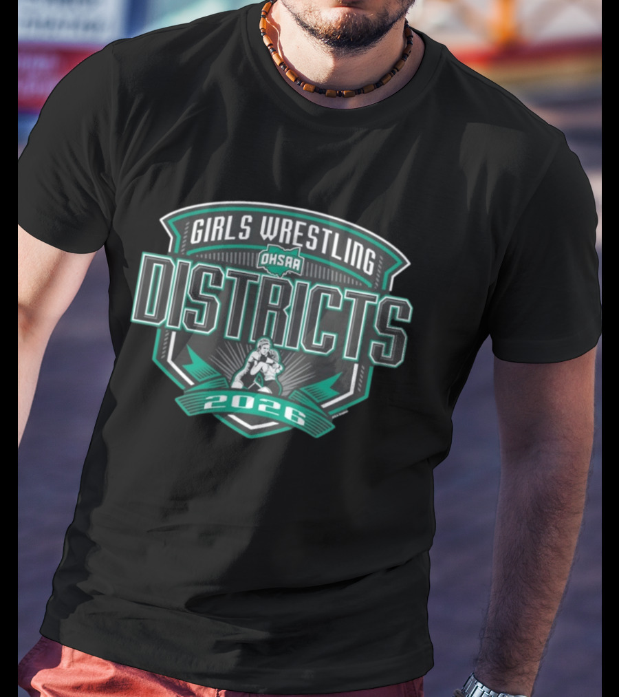 2026 OHSAA Girls Wrestling Districts Competition T-Shirt