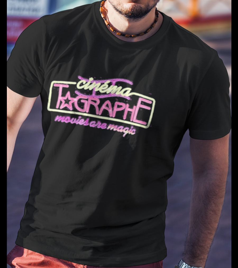 Cinématographe Movies Are Magic Retro Cinema Aesthetic T-Shirt