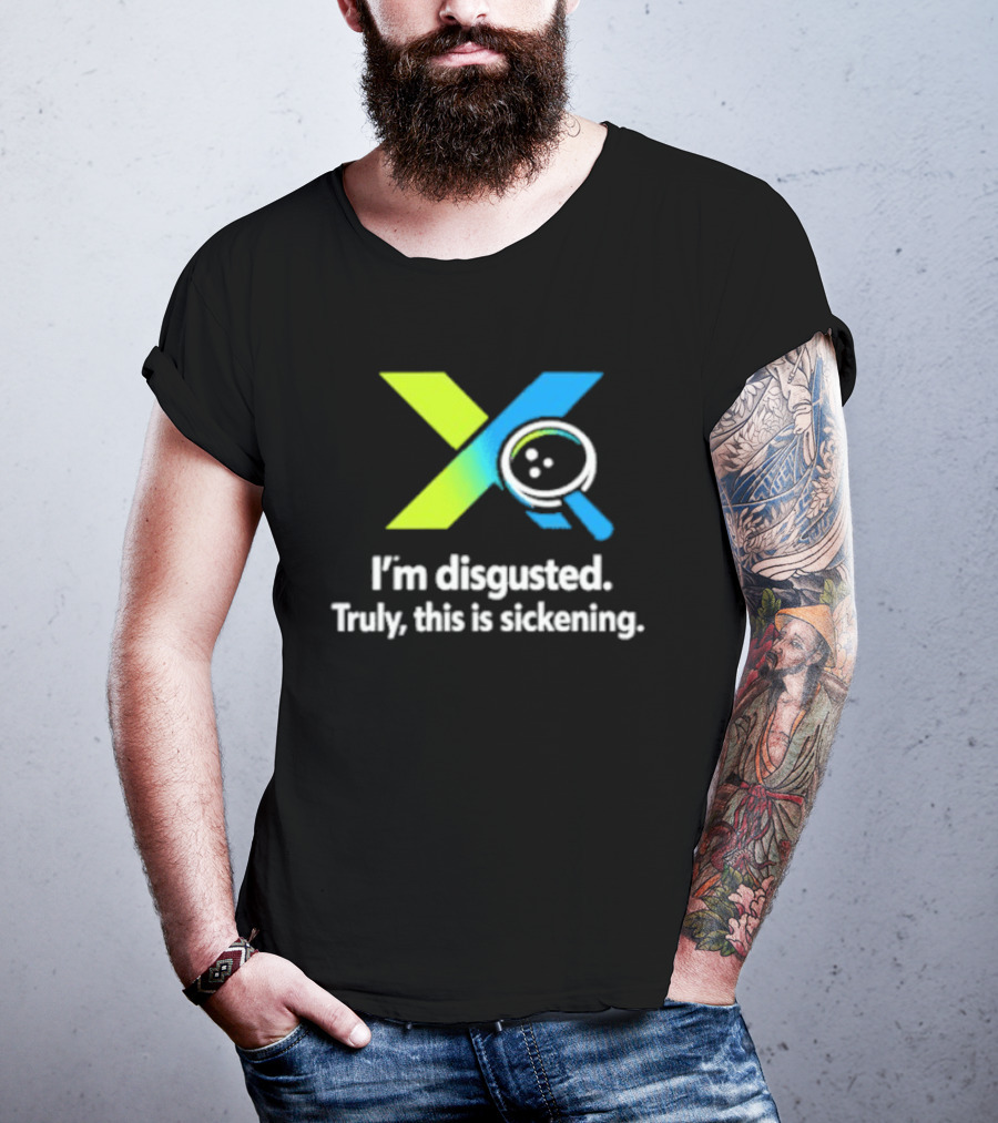 I'm Disgusted Truly This Is Sickening Magnifying Glass T-Shirt