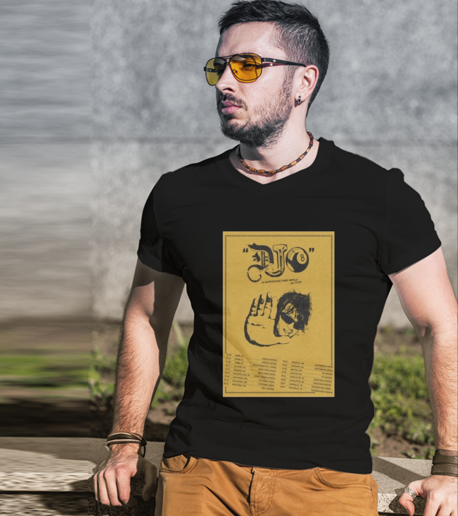 Djo Supporting Tame Impala Tour 2026 Dates And Locations T-Shirt