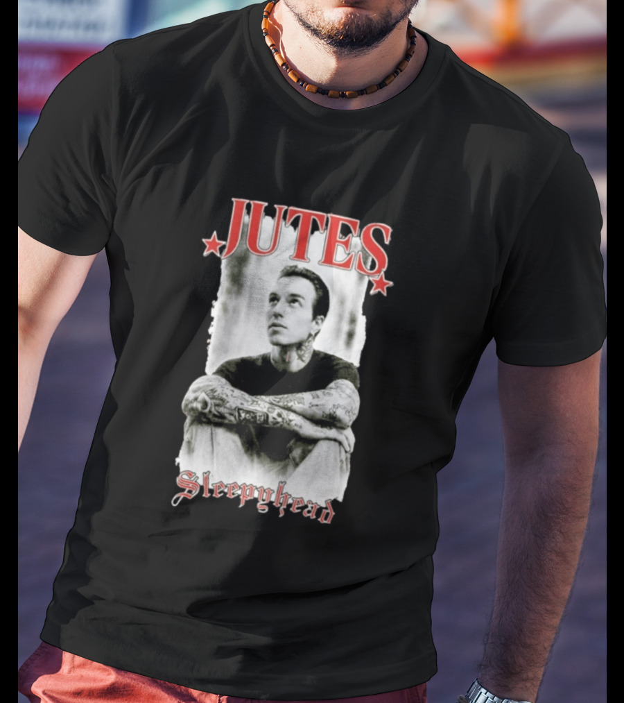 Jutes Sleepyhead Tattooed Star T-Shirt