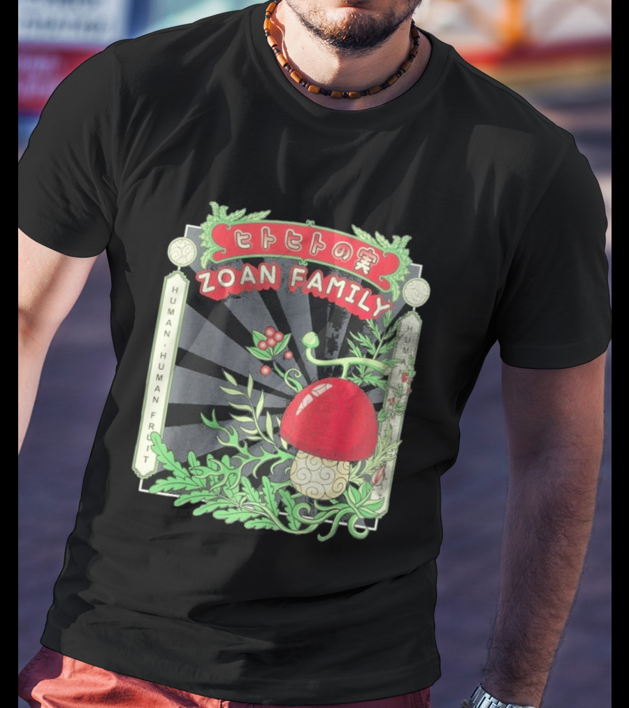 One Piece Celio Noir Homme Tony Tony Chopper Zoan Family Human Human Fruit T-Shirt