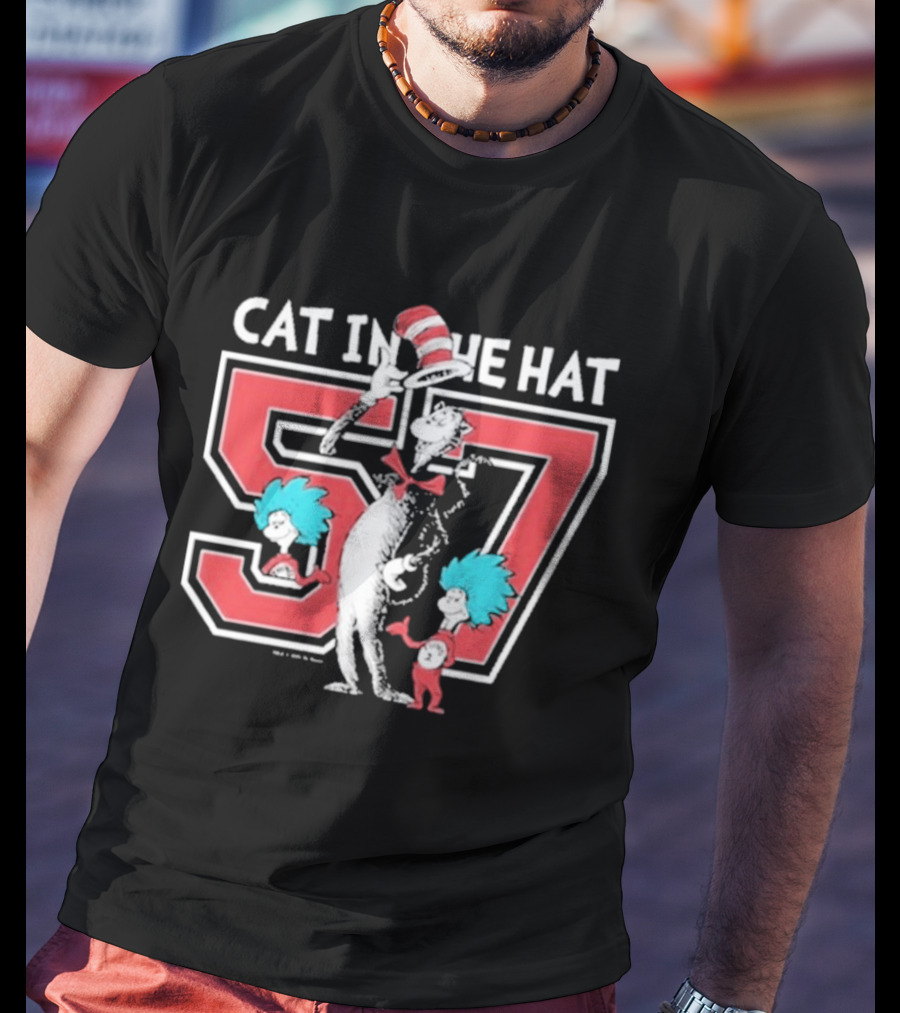 Cat In The Hat 57 Thing One And Thing Two T-Shirt