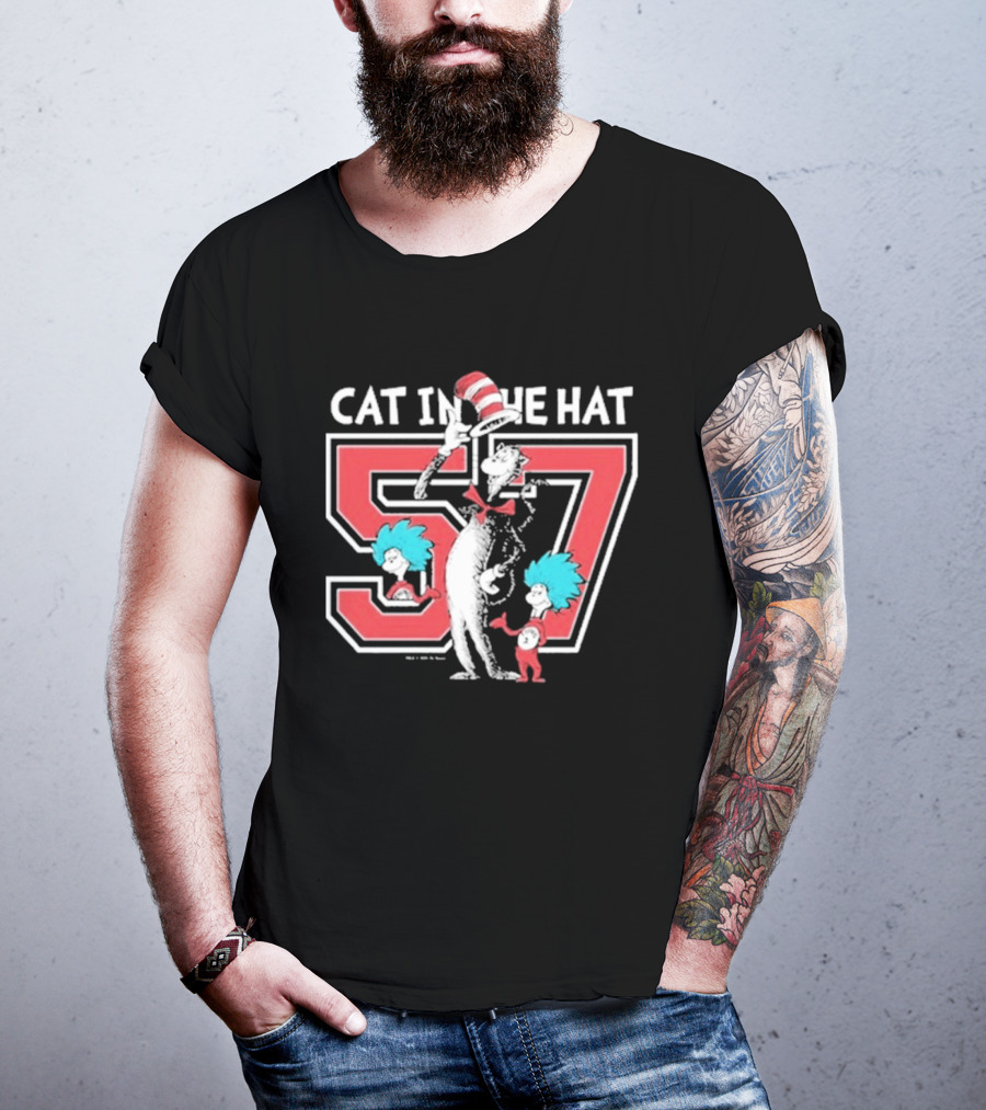 Cat In The Hat 57 Thing One And Thing Two T-Shirt