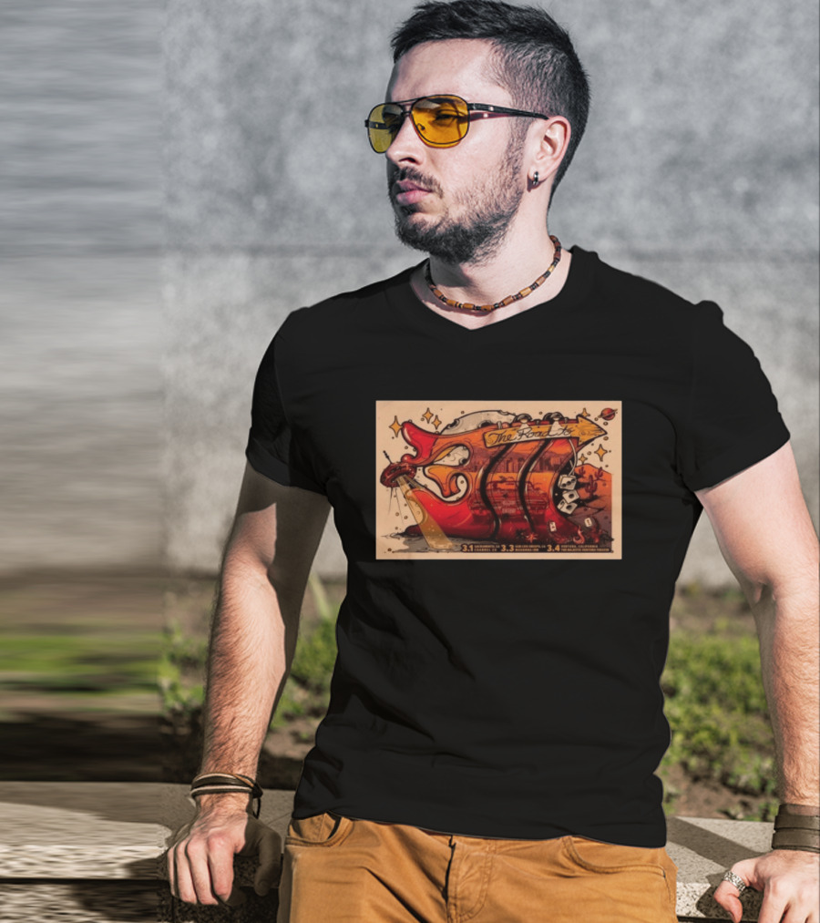 The Road To 311 March 4 2026 Majestic Ventura Theater Ventura California Dice UFO Desert Scene Sacramento Chico Santa Cruz Santa Ana T-Shirt