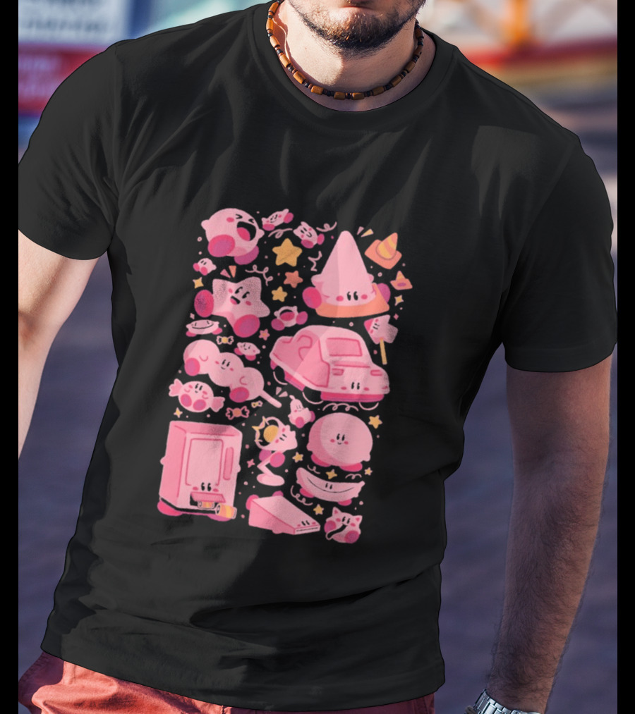 Pink Overload Arigatees Studio Whimsical Cute Cartoons T-Shirt