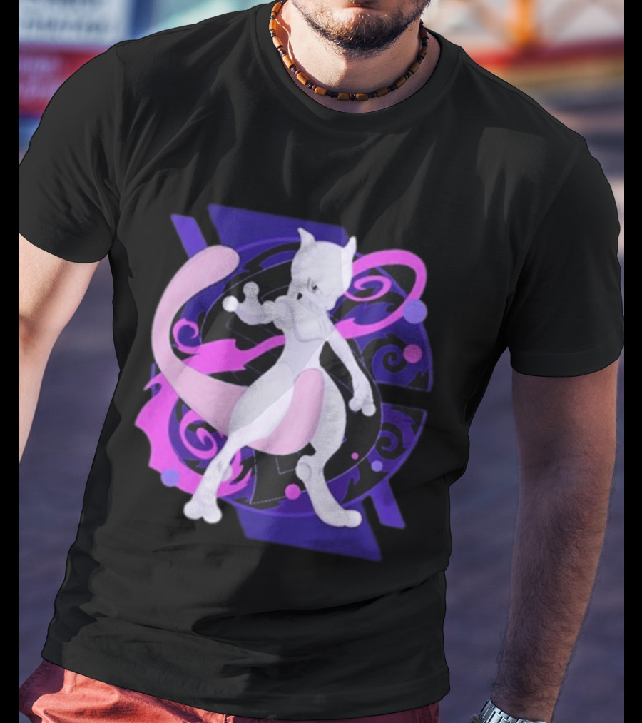 Mewtwo Pokemon Go Fest 2026 Psychedelic T-Shirt