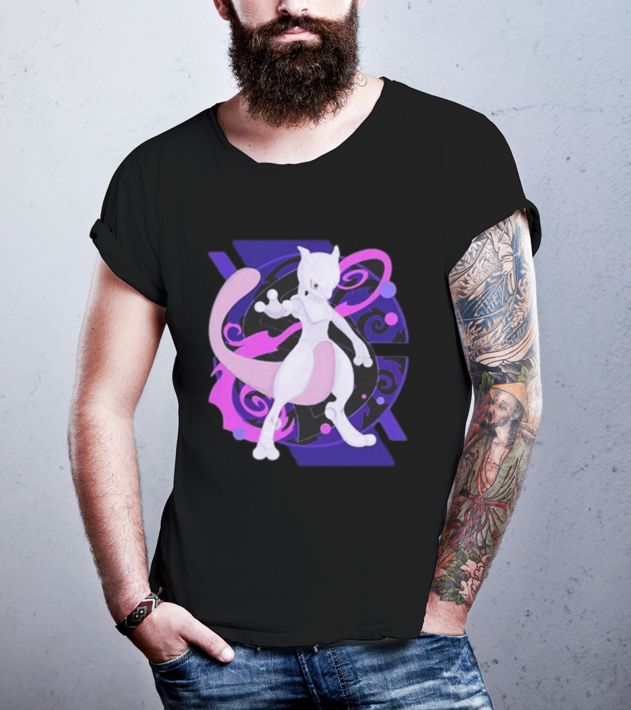 Mewtwo Pokemon Go Fest 2026 Psychedelic T-Shirt