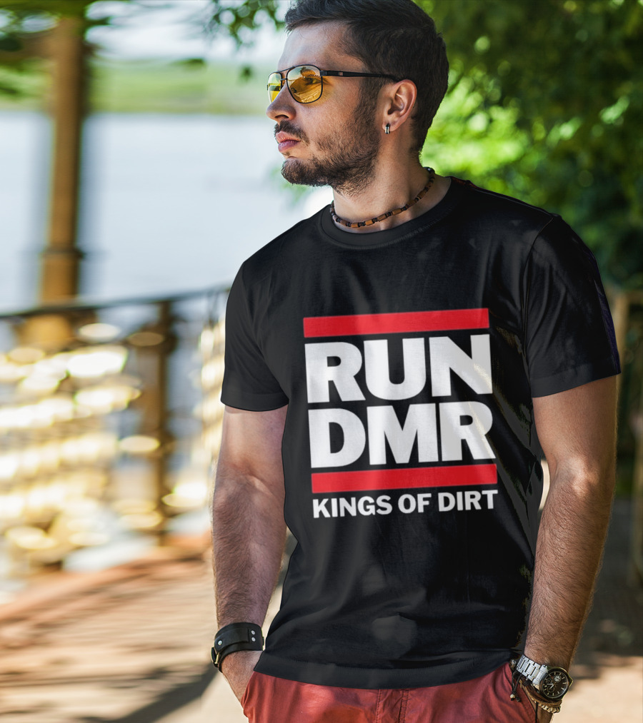 RUN DMR Kings Of Dirt Moto BMX Enthusiasts T-Shirt