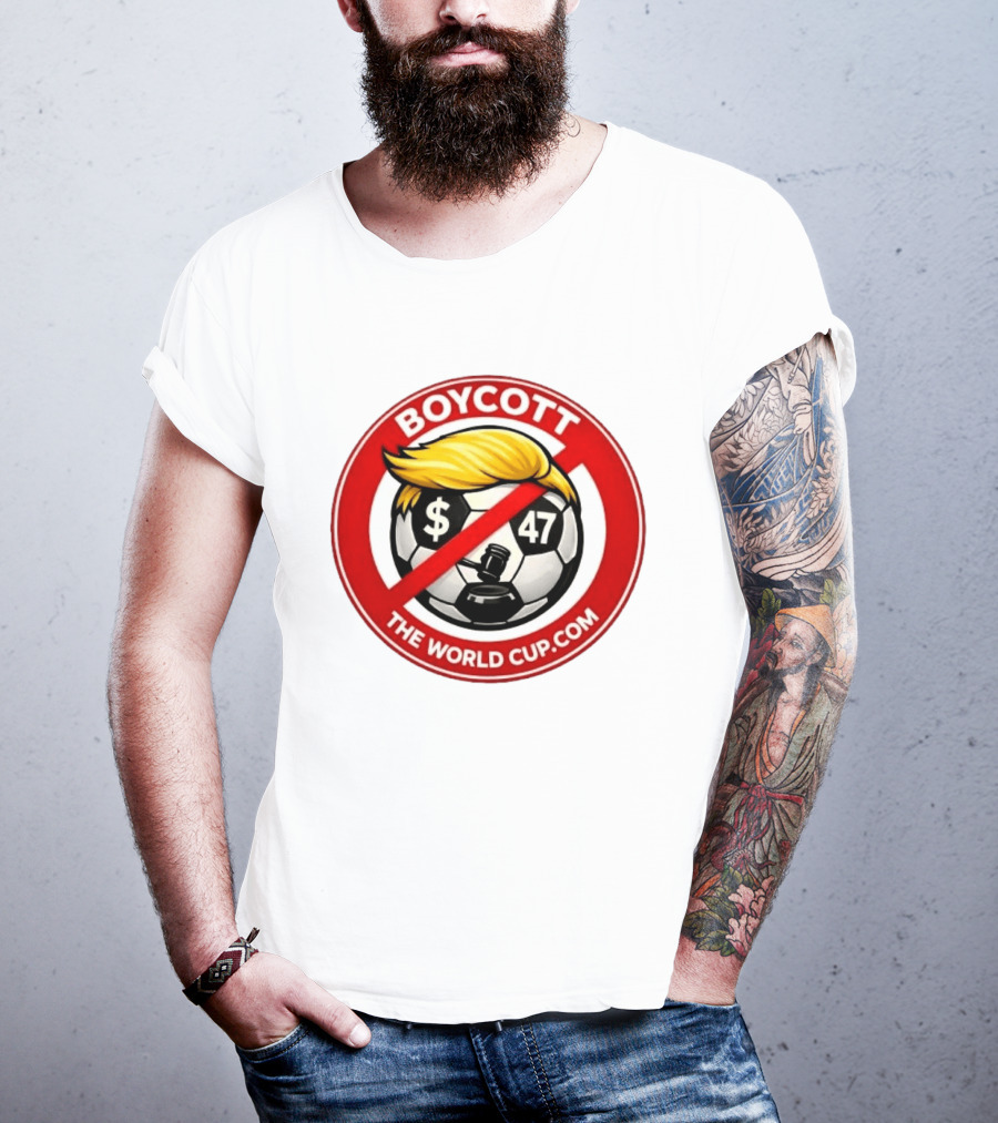 Boycott Fifa World Cup 2026 United State TheWorldCup.com Soccer Protes T-Shirt