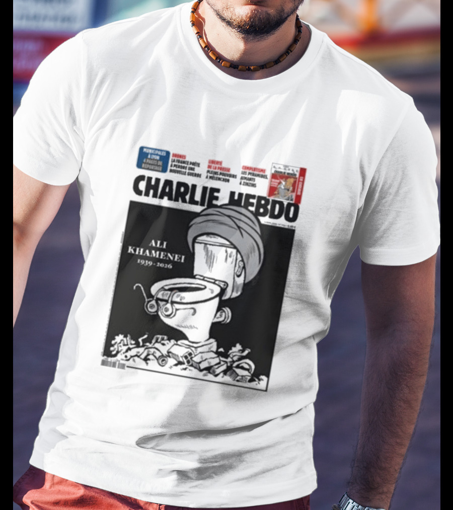 Charlie Hebdo Khamenei Cover Toilet Humour Edition T-Shirt