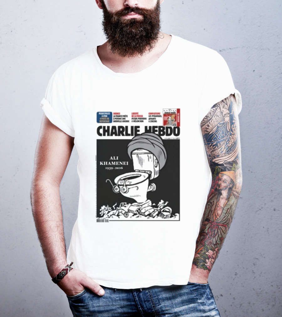 Charlie Hebdo Khamenei Cover Toilet Humour Edition T-Shirt