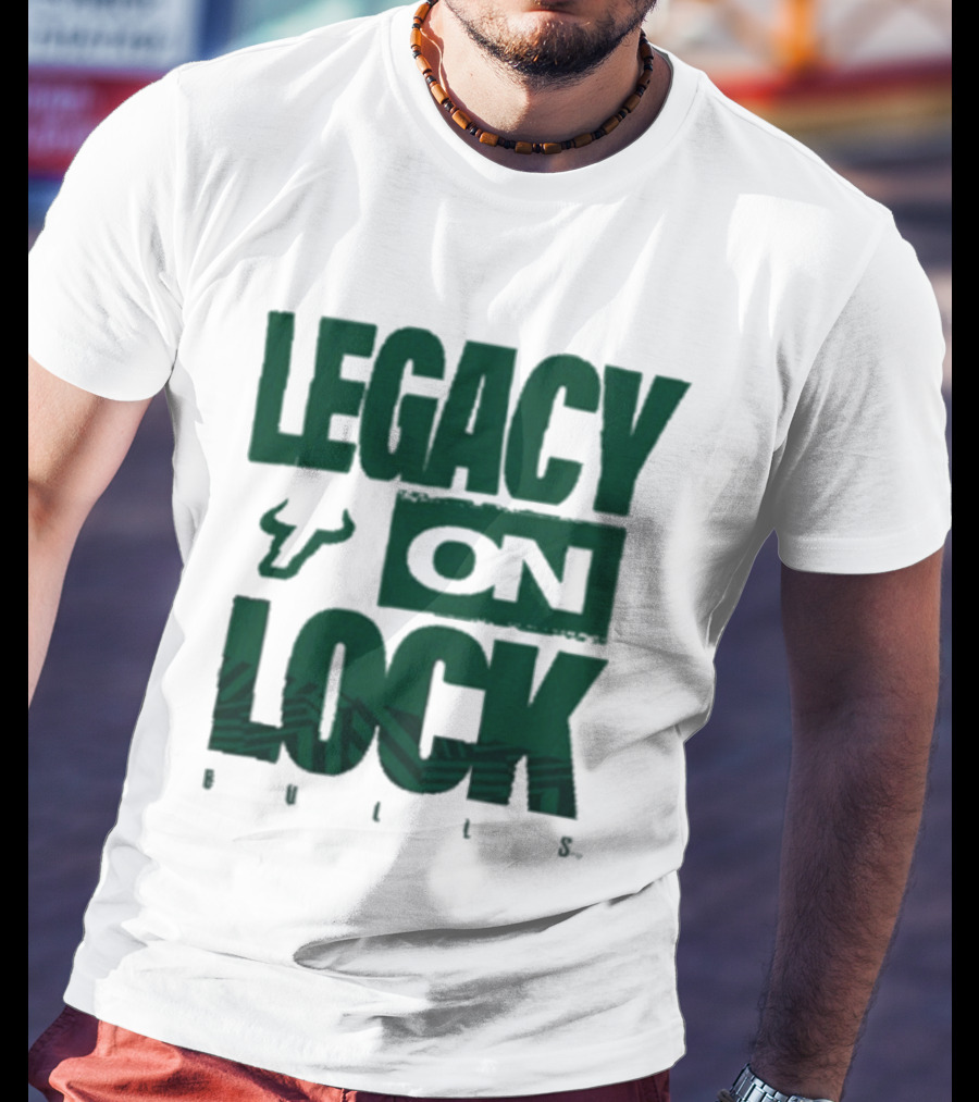 South Florida Bulls Legacy On Lock Bench Basketball T-Shirt