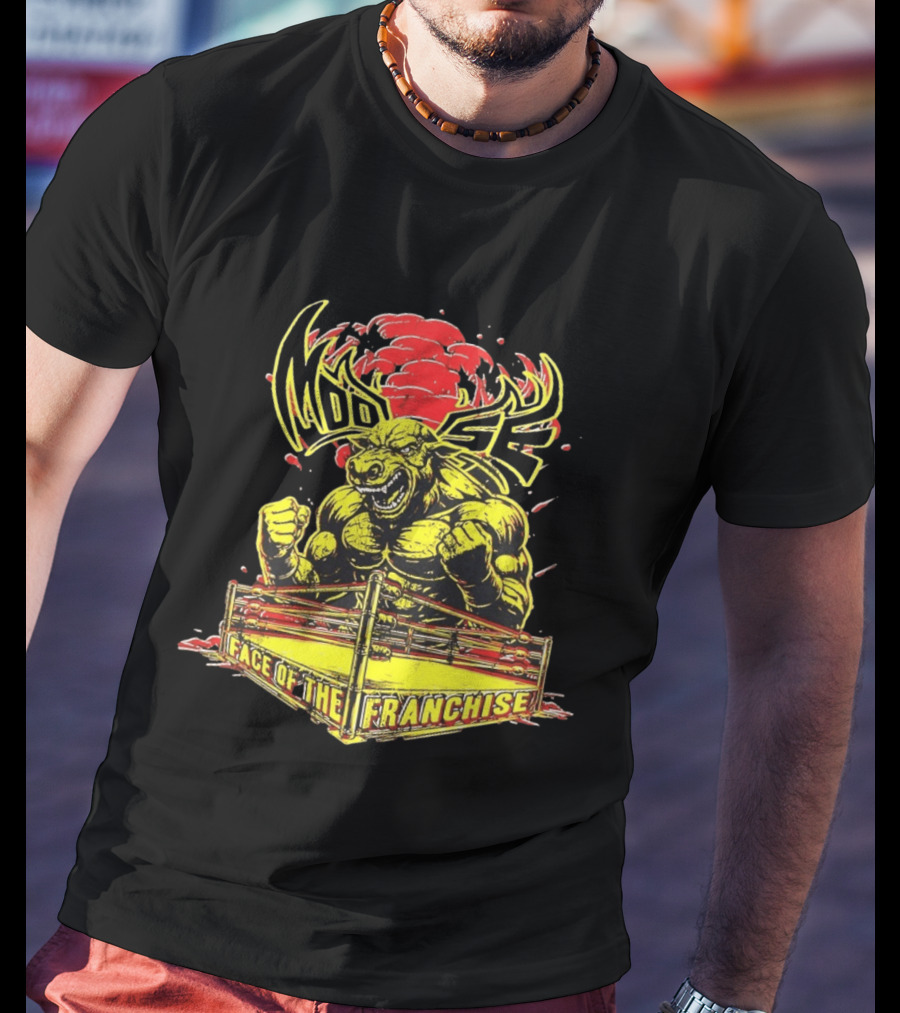 Moose Rage Face Of The Franchise Wrestling Ring T-Shirt